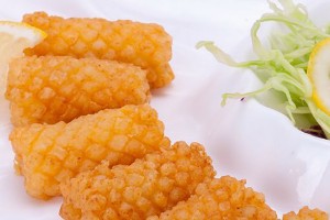 Breaded squid rings