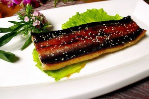 Roasted Anago fillets